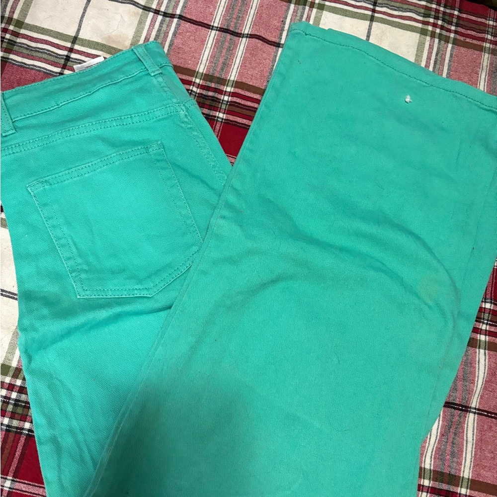Vibrant Teal Pants